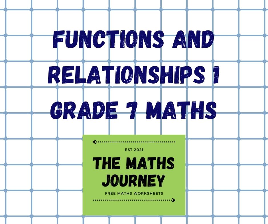 functions an relationships for grade 7 maths